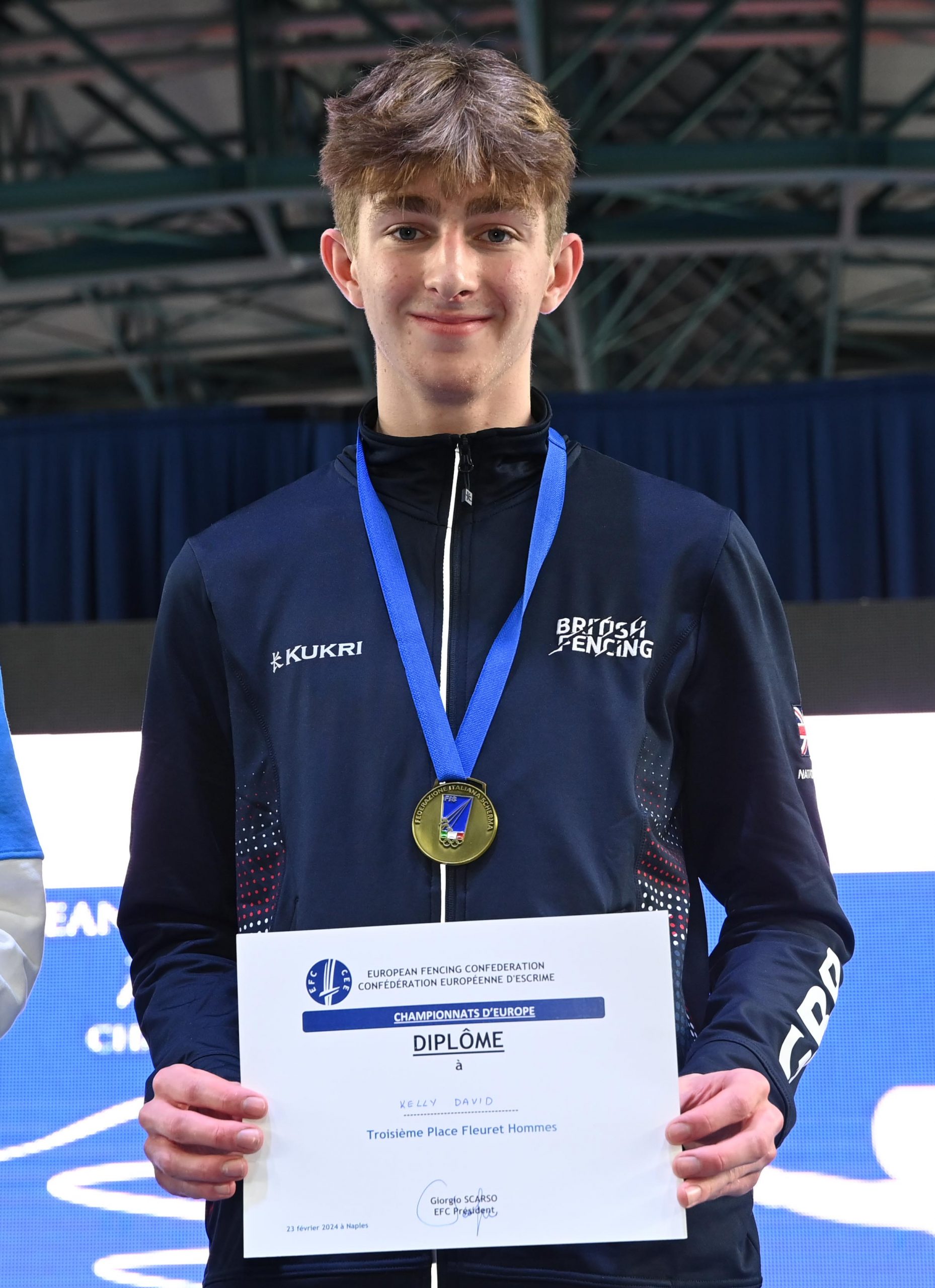 NAPLES 2024 GBR WIN THREE MEDALS AT U17 & U20 EUROS BRITISH FENCING