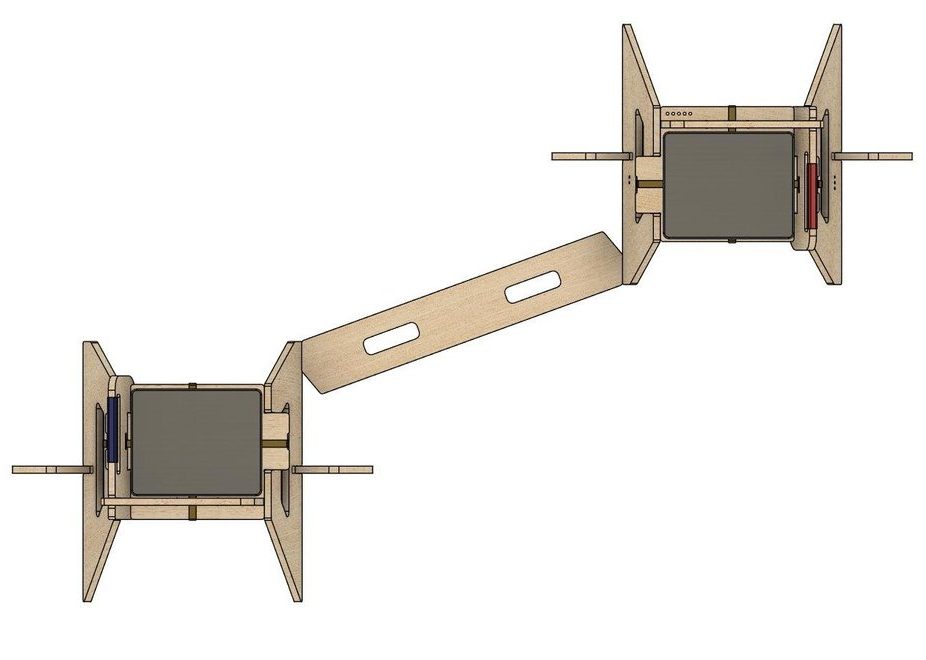 3D computer image of sword seat aligned right vs right configuration