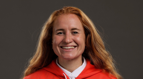 Sarah Jones smiling to camera